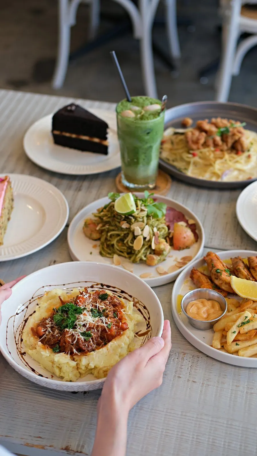 Braised beef dishes on a shared table