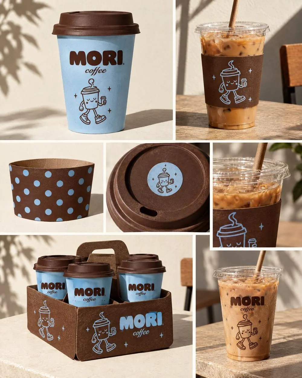 Café brand Cups & sleeves