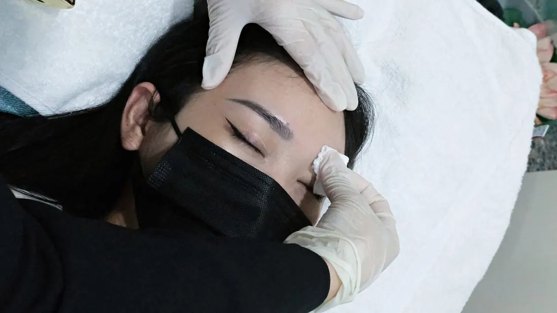 Brow treatment aftercare