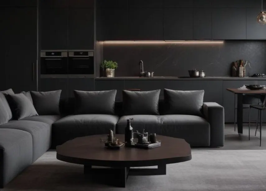 Interior design studio – A dark, moody website where finished spaces do the talking.
