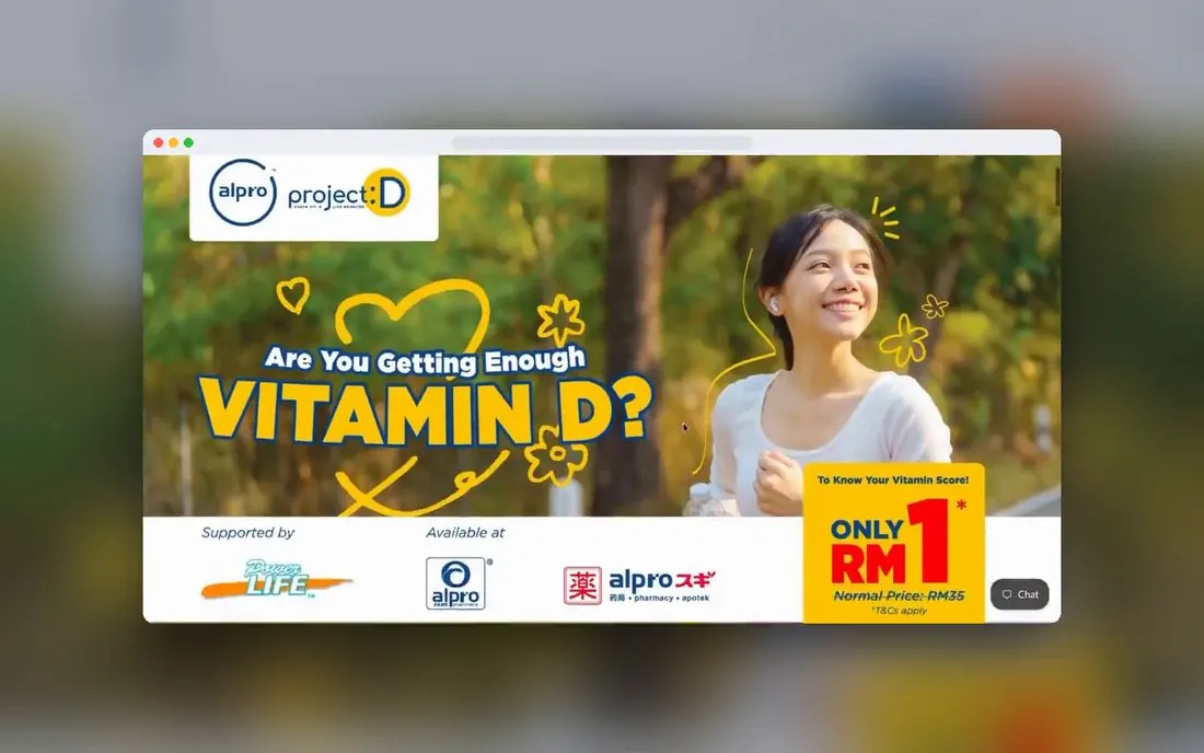 Pharmacy chain campaign page