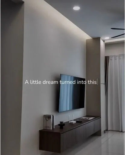 Reel: A little dream turned into this